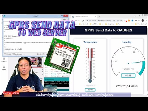 EP55 SIM7600G AT COMMAND Transfer data to web server