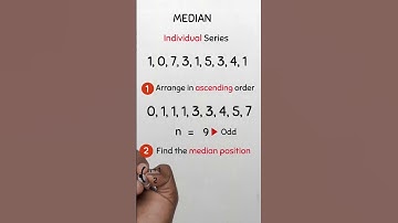 Quickly find the median for an individual Series data with odd number of data points