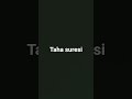 Taha suresi #amin #cuma