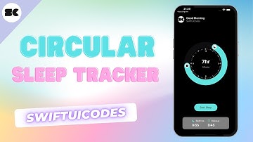🎨 Modern Sleep Tracker UI with Circular Slider in SwiftUI 🚀