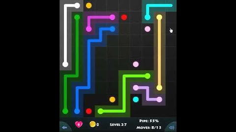flow game facebook - jumbo pack level 27 Connect the dots