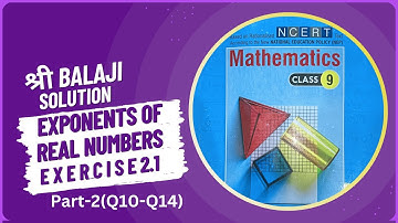 Solution of Exponent of Real Numbers - Class 9 (UP Board) |Balaji Publication Book | Akash G Classes
