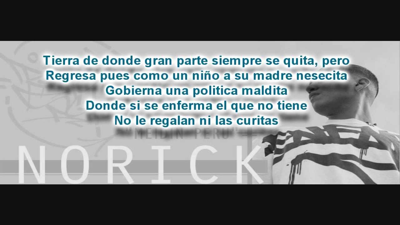 Norick - Meidin Peru [Rapper School 2013] (Letra) 2 Producción - YouTube