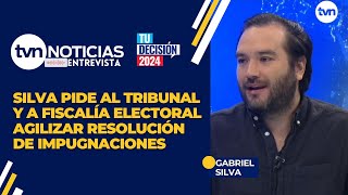 Gabriel Silva pide al Tribunal y a la Fiscalía Electoral que agilicen la resolución de impugnaciones