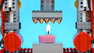Building a Lego Press and Crushing Candle and other thing part 2
