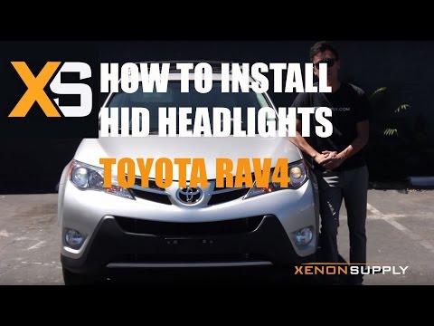 XS Toyota Rav4 HID - How to Install HID Xenon 2013+