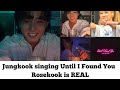 Jungkook Singing Playing Until I Found You Rosé Cover Rosekook 2022 Jungkook Singing Playing Until I Found You Rosé Cover Rosekook 2022