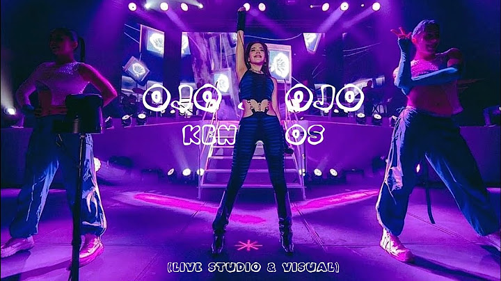 Kenia Os - Ojo x Ojo (Live Studio Versión) & [Pink Aura Tour Visual]