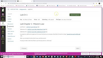 CSIT 217 Operating Systems Overview of Canvas for Online novices