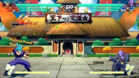 DRAGON BALL FighterZ TEAM GOKU|GOKU BLUE LEVEL 5 CORNER COMBO