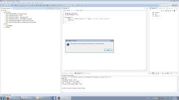 The selection cannot be launched and there are no recent launches eclipse...