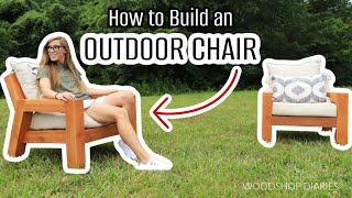 How to Build an Outdoor Chair EASY | With Building Plans