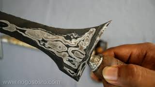 Keris wingit pamor TRIMAN