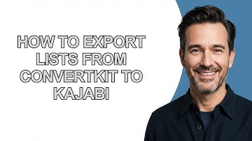 How to Export Lists From Convertkit to Kajabi - KevinHowTo