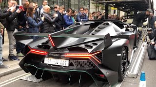 FAIL! Loading £4.6 Million Lamborghini Veneno Goes Wrong!
