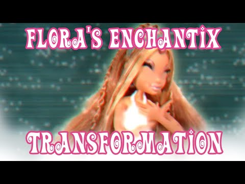 Winx Club - Flora Enchantix Mattel Doll Transformation [Stopmotion]