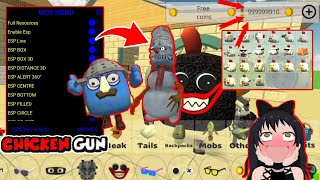 NEW!😱 CHICKEN GUN MOD MENU v3.7.01, GOD MODE, UNLIMITED COINS + 30  FEATURES, 100% REAL