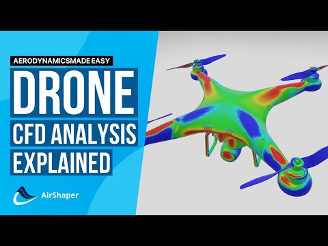 Aerodynamics Made Easy - Drone CFD Analysis Explained | Step-by-Step Guide - video from AirShaper