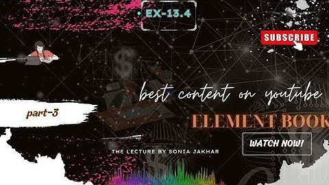 Exercise-13.4(Part-3) |Elements Book | #Limits#Derivatives#