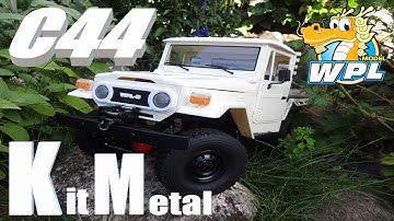 Finished! WPL C44KM Kit Metal Build and Run Video.