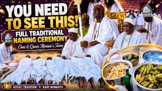 You Need to See This: The Full Traditional Naming Ceremony for the Ooni & Queen Mariam's Twins.