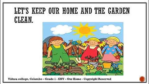 Grade 1   ENV   Our Home Part 2