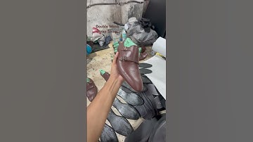 double monk orginal leather strap shoes factory price