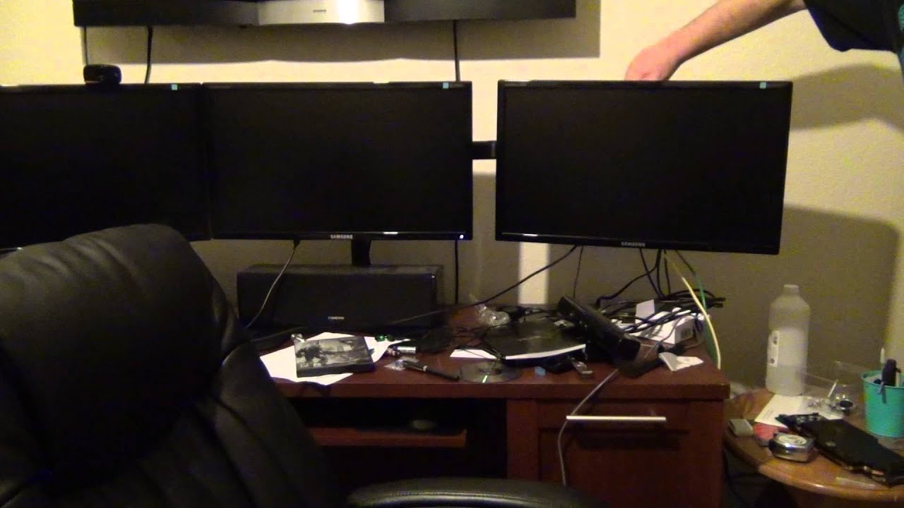 Ergotech Triple Lcd Desk Stand 100 D16 B03 Review Youtube