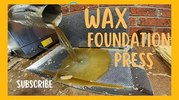 The Cheapest Wax Foundation! Making It Yourself | 7-10-2022 Aussiebeekeeping #bees #beekeeping