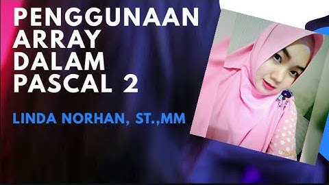 Materi struktur data  Array dalam pascal (2)