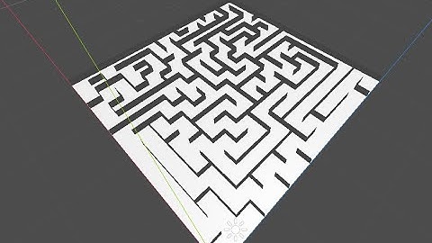 Procedurally generating the maze from the windows 95 screeensaver in godot