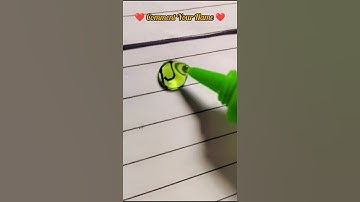 Calligraphy Writing💭Tag to "P" Name❤️#art #name #writing #comment #share #shorts #smileycrafter #yt