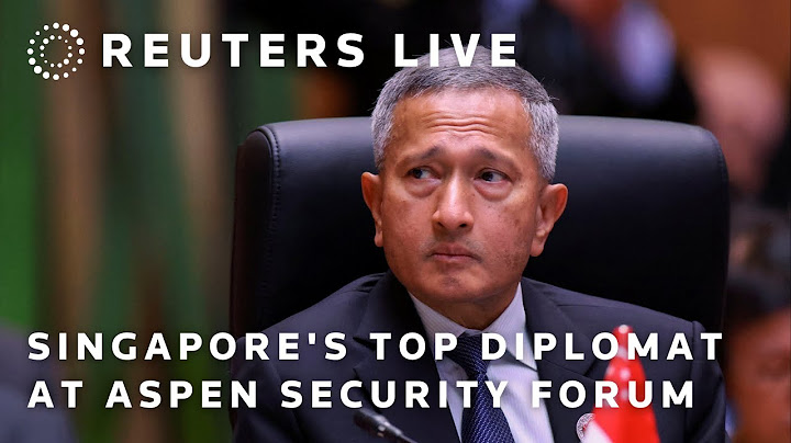 LIVE: Singapore’s foreign minister speaks at Aspen Security Forum