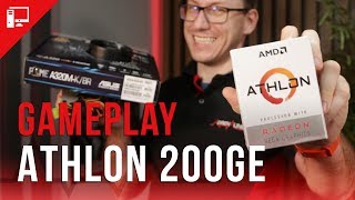 Será que dá pra jogar no Athlon 200GE? Colocamos ele no PC da Crise pra descobrir!