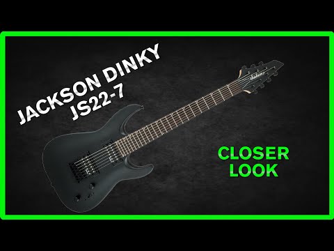 Jackson Dinky JS22-7 Custom - A closer look - YouTube