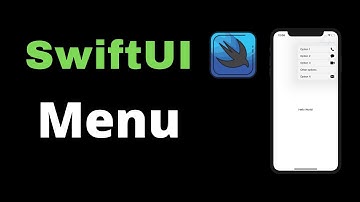 How to use Menu in SwiftUI #swiftui #ios #xcode