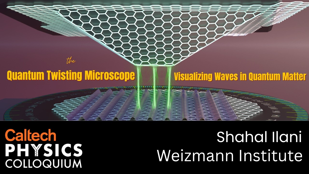 The Quantum Twisting Microscope: Visualizing Waves in Quantum Matter - Shahal Ilani