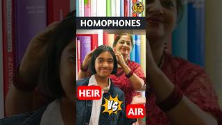 Homophones / Heir vs Air / Confusing english Words / English Grammar shorts youtubeshorts viral
