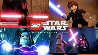 LEGO Star Wars The Skywalker Saga - All Boss Fights \& Ending (4K 60FPS)