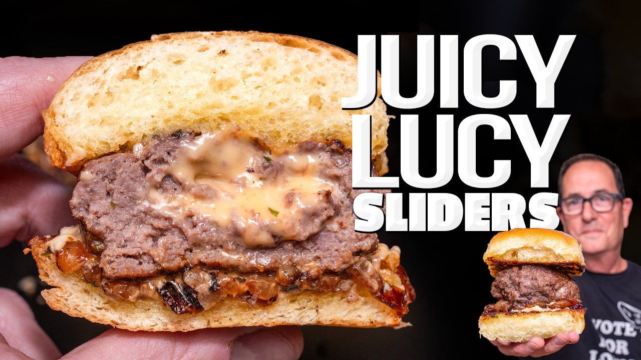 The best juicy lucy (stuffed burger) sliders