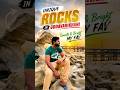 UNIQUE ROCKS IN GODAVARIKHANI 😍 | My Favorite Smooth Rock Spot 🌅 #Shorts #godavarikhani #rocks