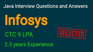 Infosys Java 8 Coding Interview Questions and Answers