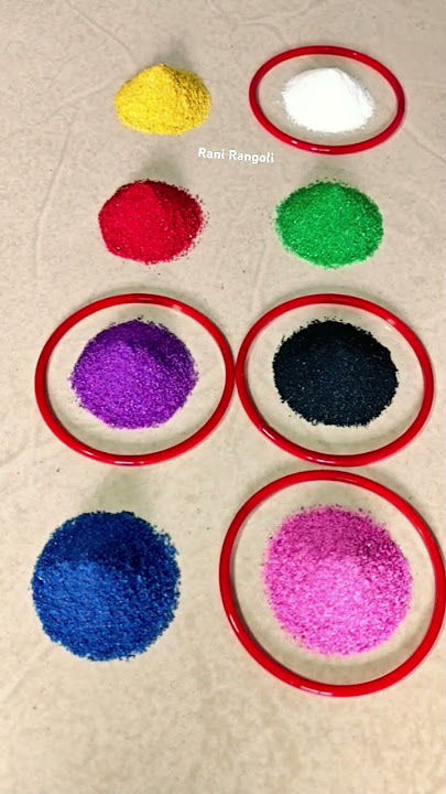 Simple Rangoli | Satisfying Rangoli | Easy Rangoli Tips | ASMR #rangoli #satisfying #asmr