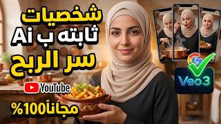 بدون ظهور مجانا 😱 اصنع فيديوهات بـ AI بشخصية ثابتة واربح من اليوتيوب!🚀 screenshot 5