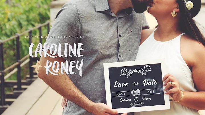Save the Date: Caroline e Roney - Foto Studio RGB