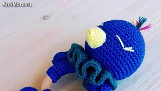 Амигуруми: схема Погремушка Павлин. Игрушки вязаные крючком - Free crochet patterns.