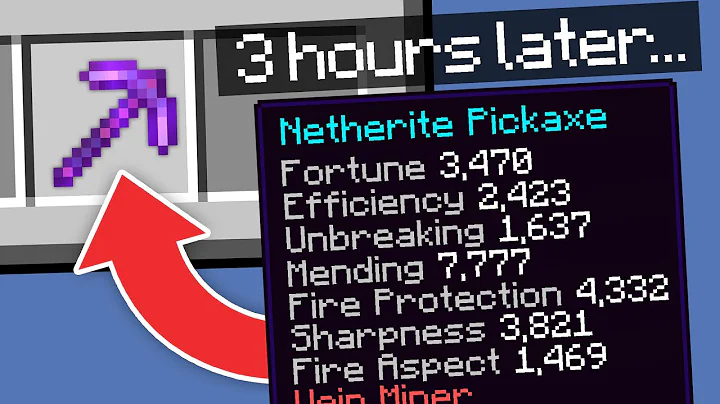 Minecraft, But we Enchant Every Second...