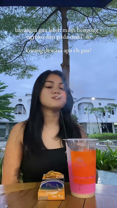 cewek perokok