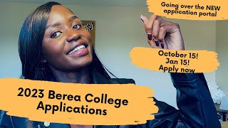 A step by step guide on Berea College 2024 college application for international students portal screenshot 2