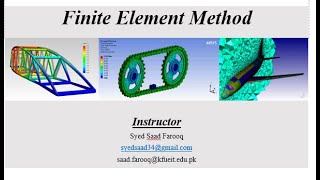 lecture # 3: Global Stiffness Matrix : Finite Element Methods